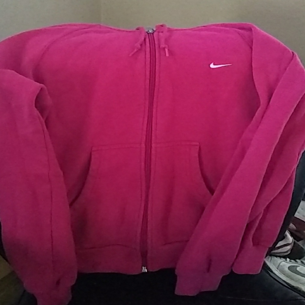 Womens pink nike hoodie!